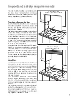 Preview for 7 page of Moffat MGH 621 Instruction Booklet