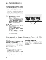 Предварительный просмотр 14 страницы Moffat MGH 700 Instruction Booklet