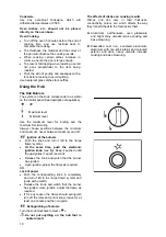 Preview for 10 page of Moffat MSC 5061 Operating And Installation Instructions