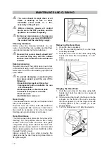 Preview for 12 page of Moffat MSC 5061 Operating And Installation Instructions