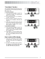 Предварительный просмотр 9 страницы Moffat MSF 616 Instruction Booklet