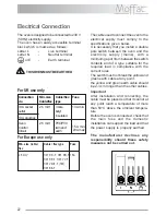 Preview for 22 page of Moffat MSF 620 Instruction Booklet