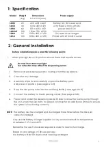 Preview for 3 page of Moffat SDBU Operating & Service Manual