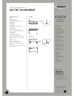 Предварительный просмотр 2 страницы Moffat Waldorf SN8200E Technical Data Sheet