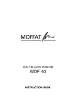 Moffat WDF 40 Instruction Book предпросмотр