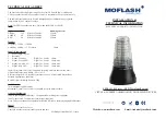 Preview for 1 page of MOFLASH SIGNALLING LEDA125-01 Series Installation & Technical Information