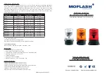 Предварительный просмотр 1 страницы MOFLASH SIGNALLING R201 Series Installation And Technical Information