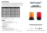 Предварительный просмотр 1 страницы MOFLASH SIGNALLING X201 Series Installation & Technical Manual