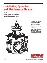 Предварительный просмотр 1 страницы MOGAS ASME Class 600 Installation, Operation And Maintenance Manual