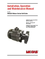 Preview for 1 page of MOGAS Watson Series Installation, Operation And Maintenance Manual