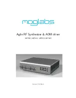 MOGlabs ARF021 Manual предпросмотр