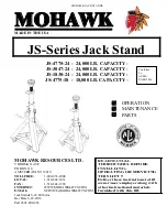 Mohawk JS-1830-24 Operation Maintenance Manual & Parts List preview