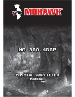 Preview for 1 page of Mohawk MC 300.4DSP Manual