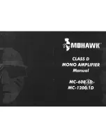 Mohawk MC-600.1D User Manual предпросмотр