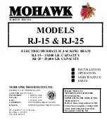 Preview for 1 page of Mohawk RJ-15 Installation, Operation, Maintenance, Parts