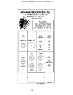 Предварительный просмотр 23 страницы Mohawk TR-33 Manual