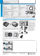 Предварительный просмотр 2 страницы Mohlenhoff Alpha Thermostat AR 2010 C2 Technical Information