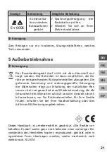 Предварительный просмотр 21 страницы Mohlenhoff RDB 742 2-00 Series Manual