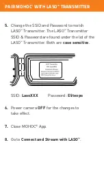 Preview for 10 page of MOHOS LASO Quick Start Manual