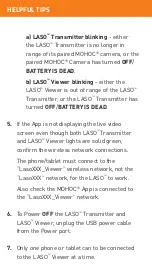 Preview for 14 page of MOHOS LASO Quick Start Manual