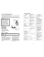 Preview for 4 page of MoistAir MA0600 Use And Care Manual