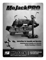 MoJack MoJackPRO Instructions For Assembly And Operation Manual preview