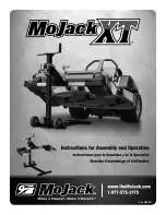 Preview for 1 page of MoJack XT Instructions For Assembly And Operation Manual