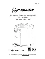 Предварительный просмотр 1 страницы Mojowater M1-CT12 Setup Manual