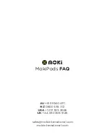 Предварительный просмотр 1 страницы Moki MokiPods Faq