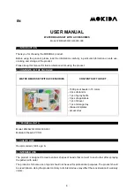 Preview for 6 page of MOKIDA ZM2642501WOW-000-000 User Manual