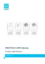 Preview for 1 page of MOKO MK107 BLE Product Specification