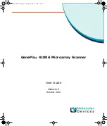 Molecular Devices GenePix 4100A User Manual preview