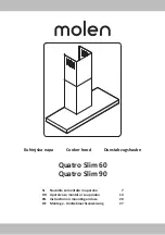 Molen Quatro Slim 60 Instruction On Mounting And Use Manual preview