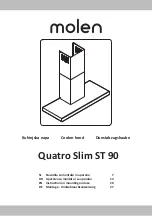 Molen Quatro Slim ST 90 Instruction On Mounting And Use Manual preview