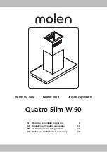 Molen Quatro Slim W 90 Instruction On Mounting And Use Manual предпросмотр