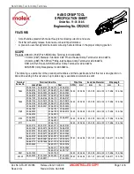 Preview for 1 page of molex 11-01-0185 Specification Sheet