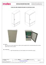 Предварительный просмотр 1 страницы molex 144 FIBER Installation Instructions