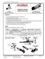 Preview for 1 page of molex 207129 Series Manual