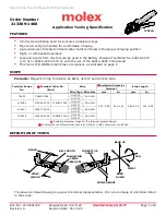 molex 213309-1400 Manual предпросмотр