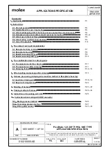 Preview for 3 page of molex 500588025 Application Specification