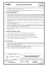 Preview for 6 page of molex 500588025 Application Specification