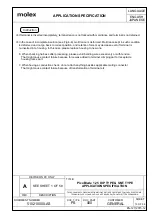 Preview for 19 page of molex 500588025 Application Specification