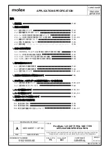 Preview for 31 page of molex 500588025 Application Specification