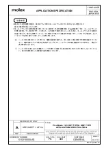 Preview for 48 page of molex 500588025 Application Specification