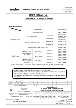 molex 5025780200 User Manual предпросмотр