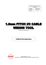 Предварительный просмотр 1 страницы molex 57849-5000: 26P Operating Manual