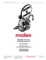 Предварительный просмотр 1 страницы molex 63801-7200 Operation Manual