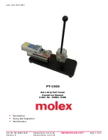 molex 638019100 Operation Manual предпросмотр