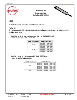 molex 63813-1400 Instruction Sheet preview