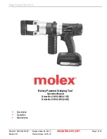 molex 63816-1000 Operation Manual preview